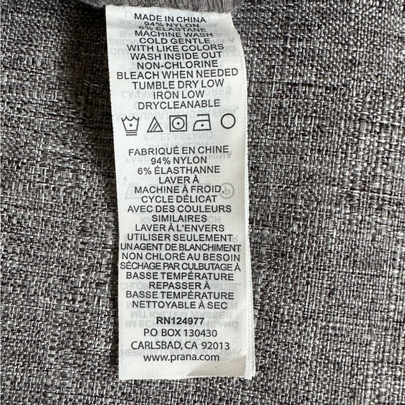 PRANA Grey Moto Pants EUC - Picture 9 of 15